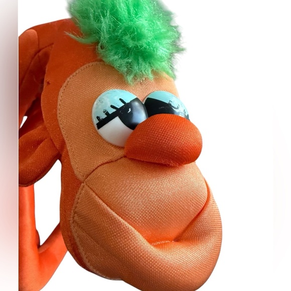 RARE Lanky Doodles 1990 vintage orange monkey stuffed animal toy collectors item - Picture 7 of 7